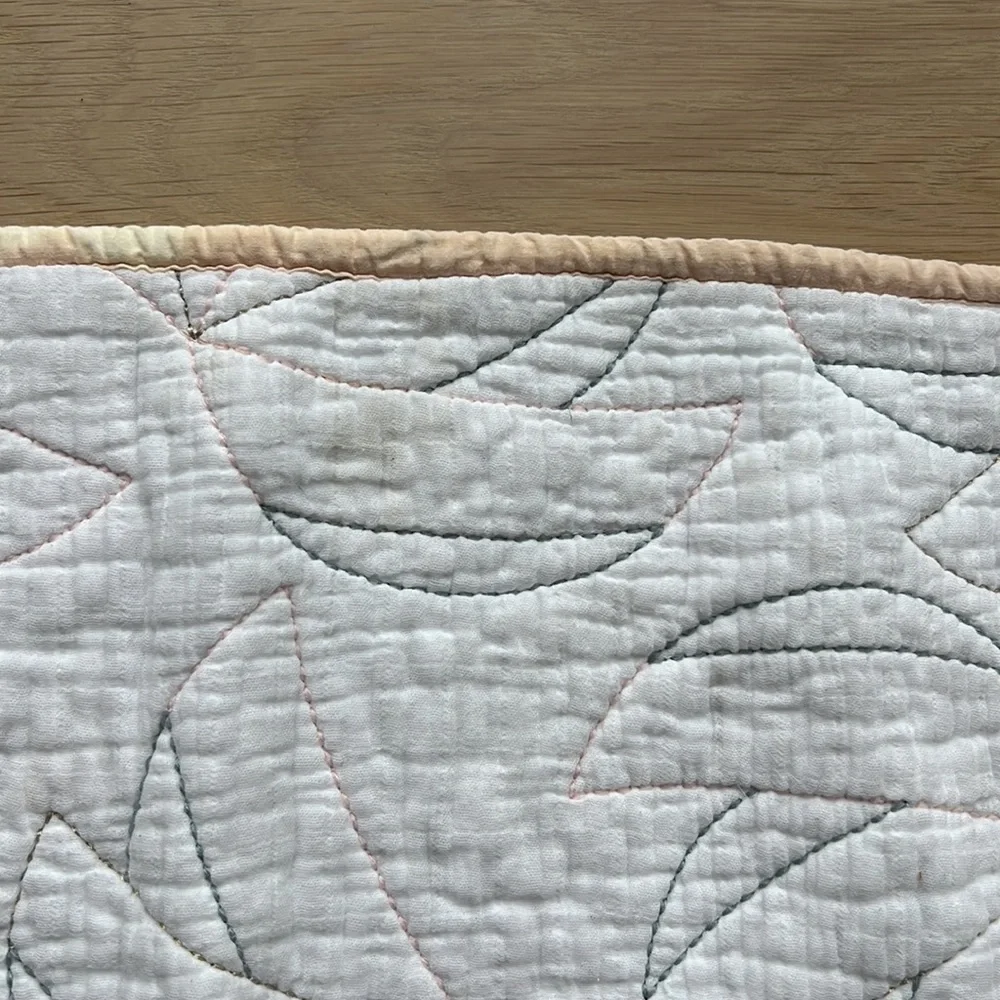 West Elm x Pottery Barn Deco Palm Crib Quilt